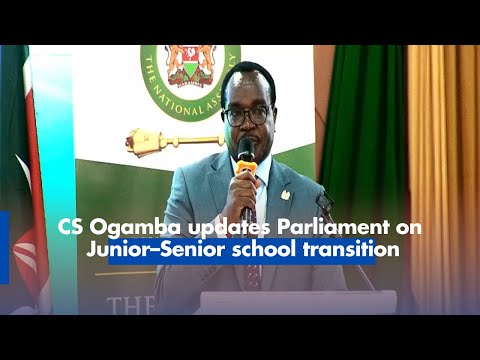 CS Ogamba Updates Parliament on Junior–Senior School Transition