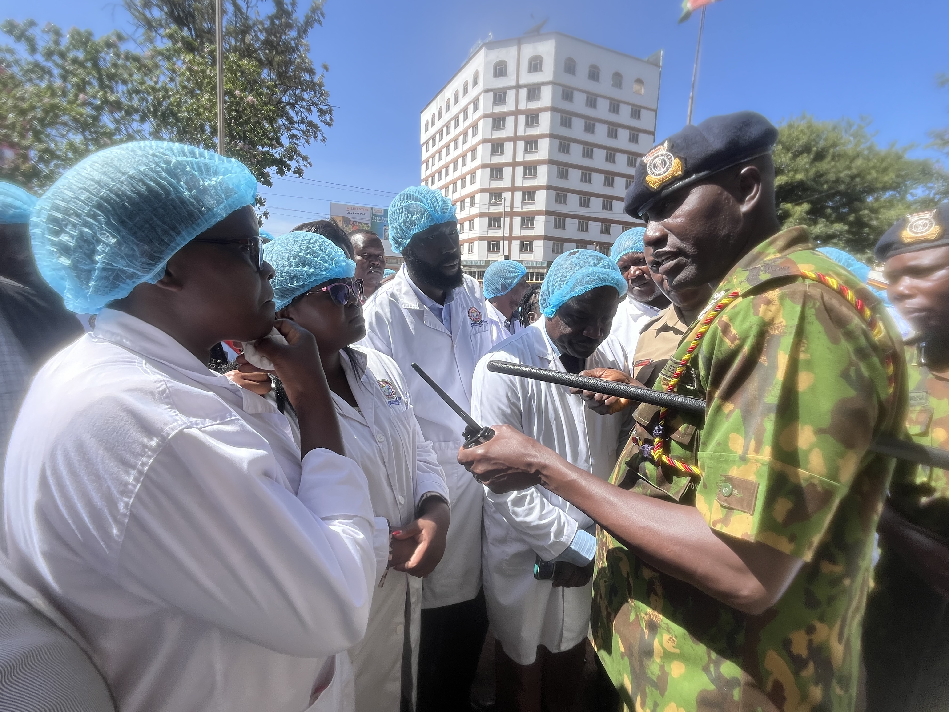 MTRH medics protest over death of colleague