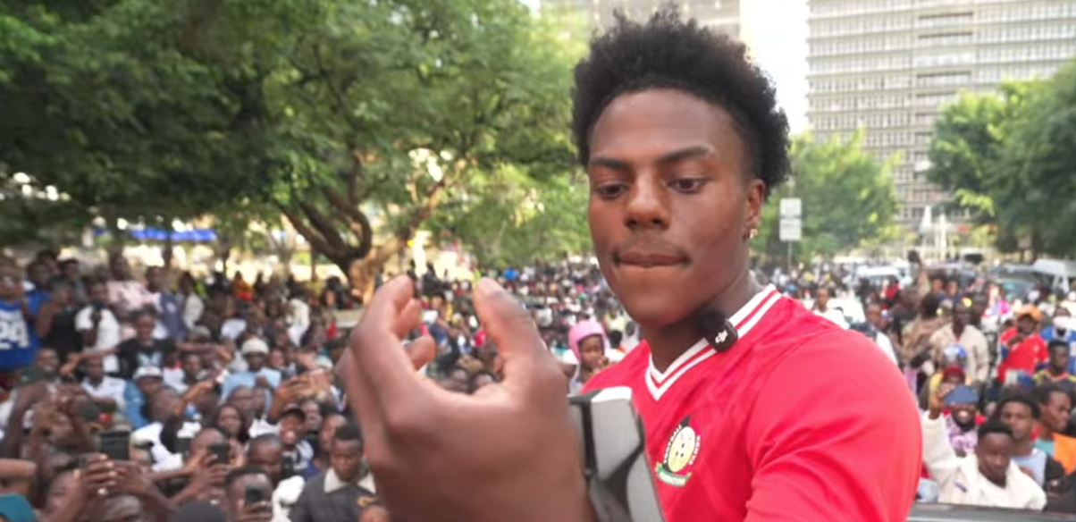 IShowSpeed draws crowds in Nairobi CBD