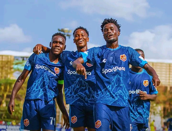 Murang'a Seal players celebrate