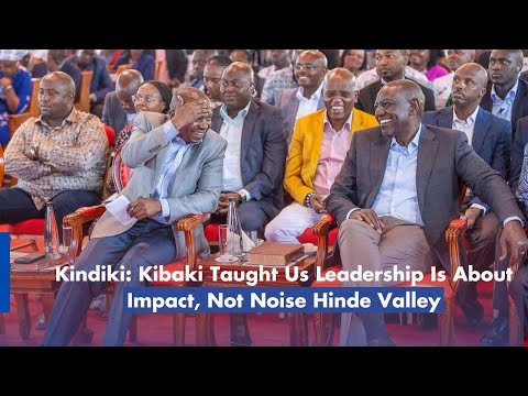 Kindiki: Kibaki Taught Us Leadership Is About Impact, Not Noise