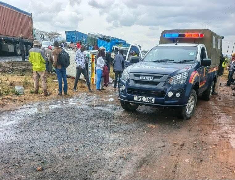 Three killed in Nairobi–Mombasa Highway crash