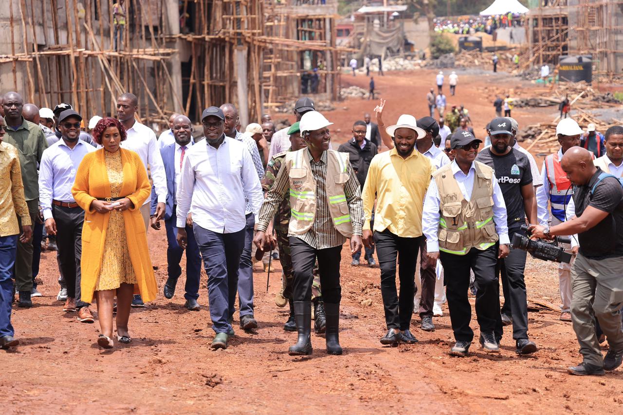Ruto, Sakaja tour Nairobi, wow to fast-track service delivery