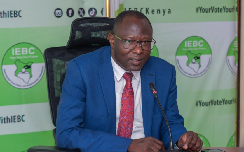 Independent Electoral and Boundaries Commission chairperson, Erastus Ethekon