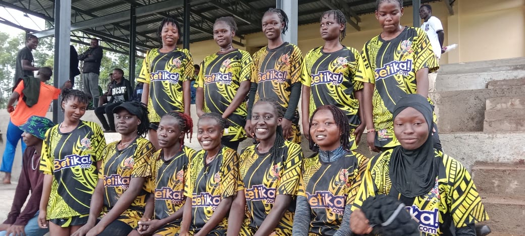 Kisii University women's rugby team poses for a photo during a recent tournament