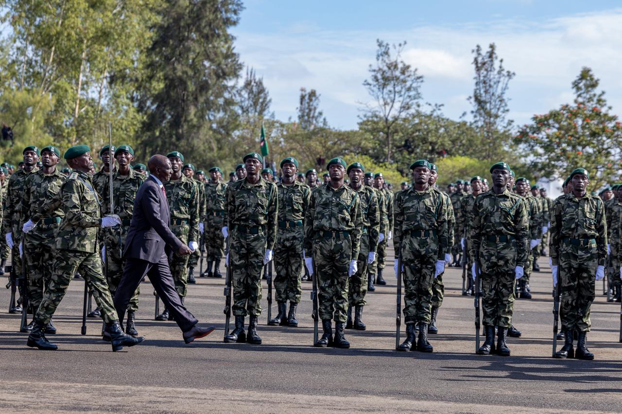 [PHOTOS] Ruto presides over recruits pass-out parade