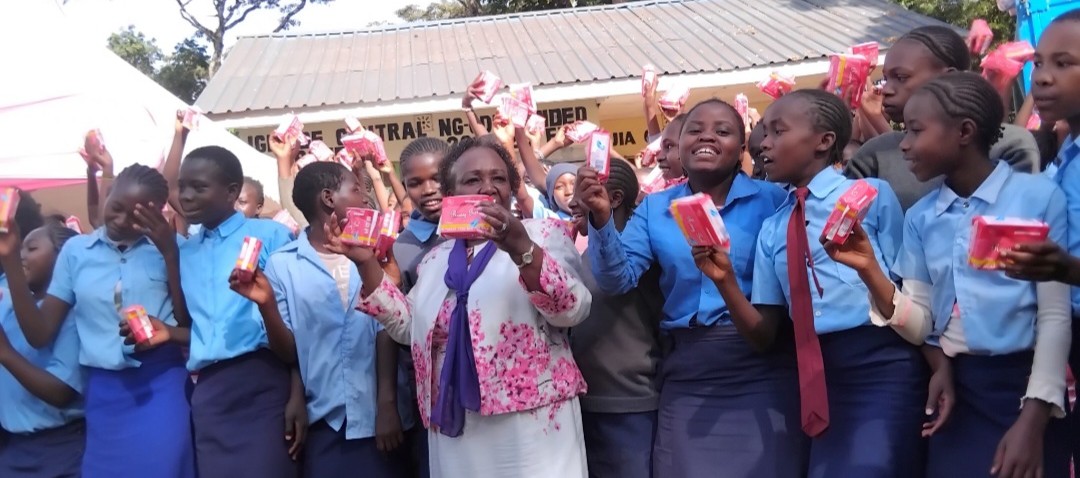 Meru celebrates Anti-FGM Day with sanitary towel drive