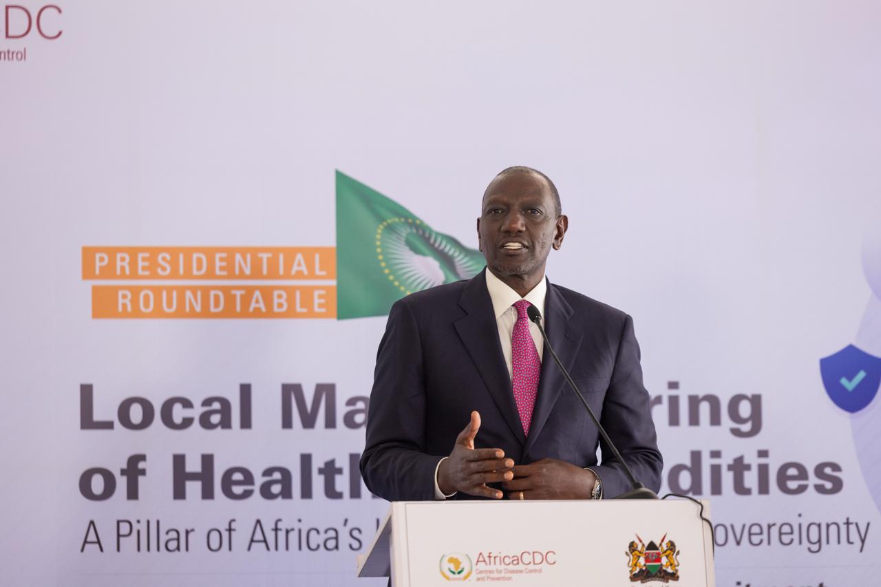 Ruto proposes AU Summit to boost Africa health manufacturing