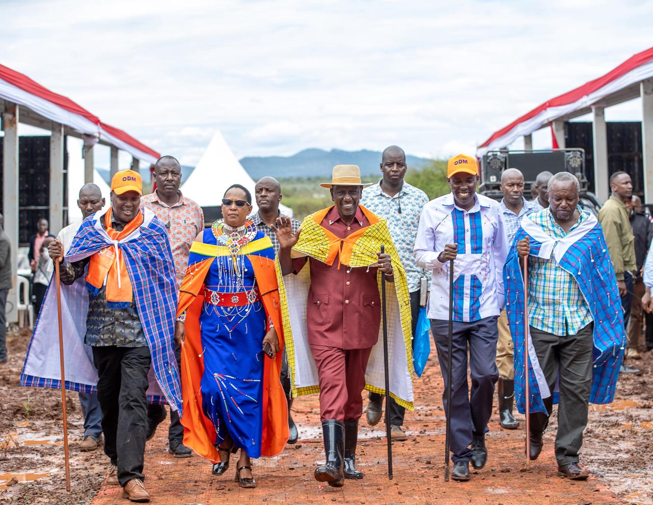 [PHOTOS] Ruto attends thanksgiving service for PS Pareno in Kajiado