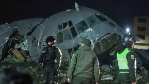 At least 20 killed after military plane crashes in Bolivia