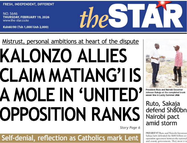 Kalonzo allies claim Matiang'i is a mole in opposition ranks