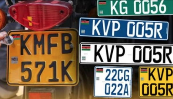 What different number plates mean