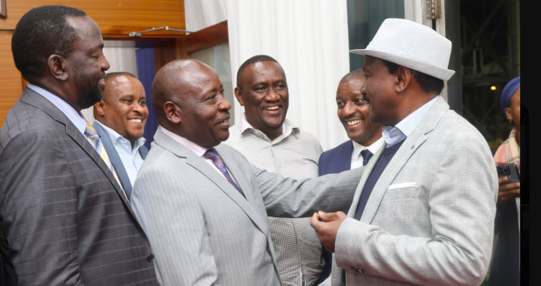 Kalonzo jets back from US trip, vows to 'Komboa Kenya'
