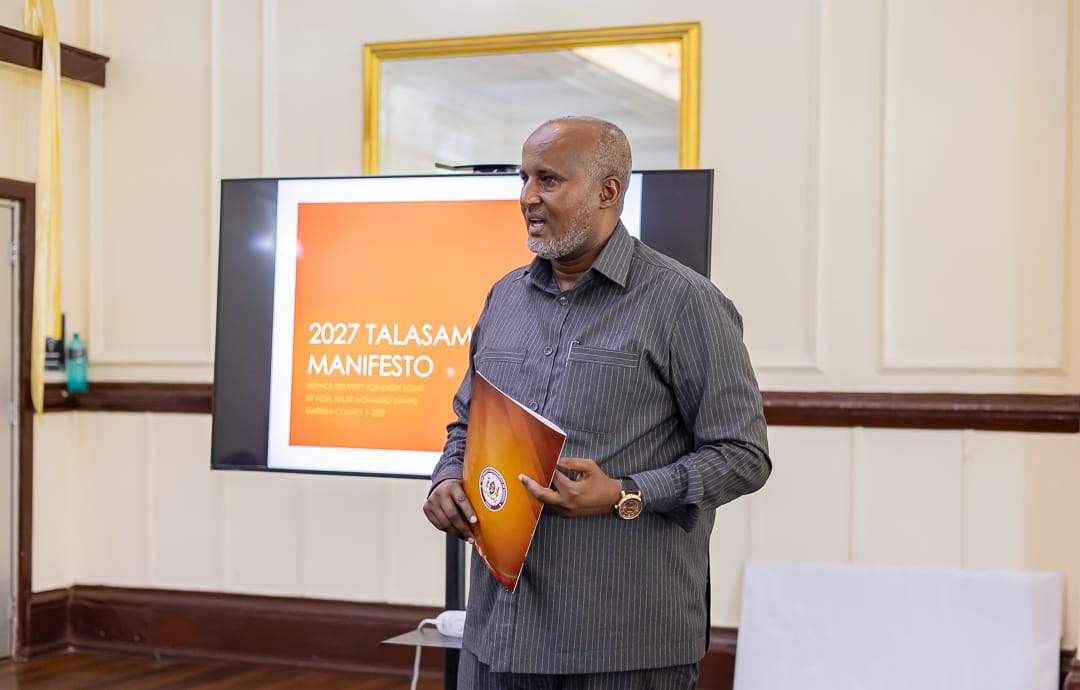 Garissa race hots up as ward rep launches Talasame manifesto