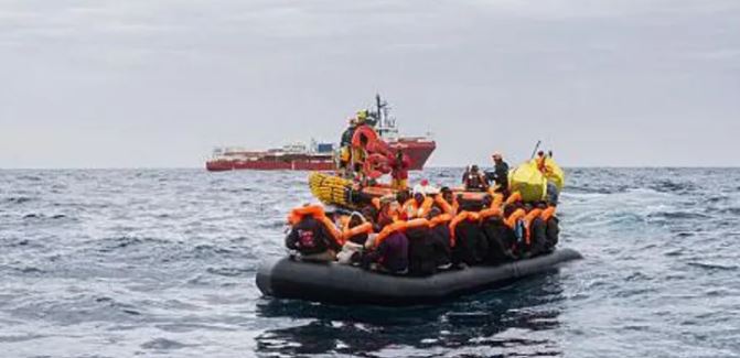 Migrant boat capsizes off Libya leaving 53 dead