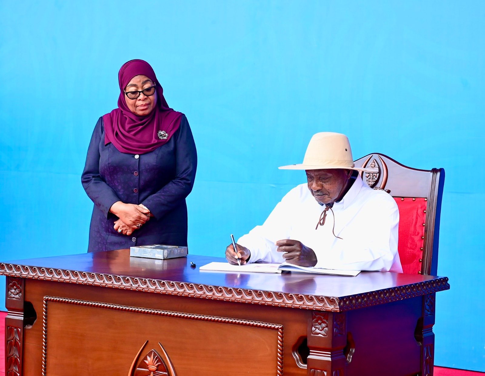 Museveni visits Tanzania for high-level talks on oil, rail and trade