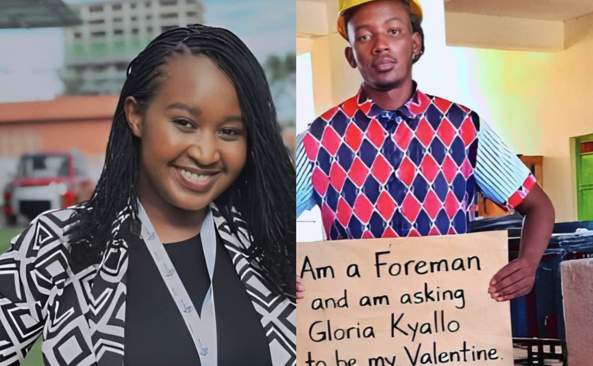 Meet the Foreman Who Boldly Asked Gloria Kyallo to be His Valentine