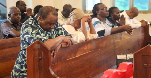 Uhuru joins faithful for Ash Wednesday