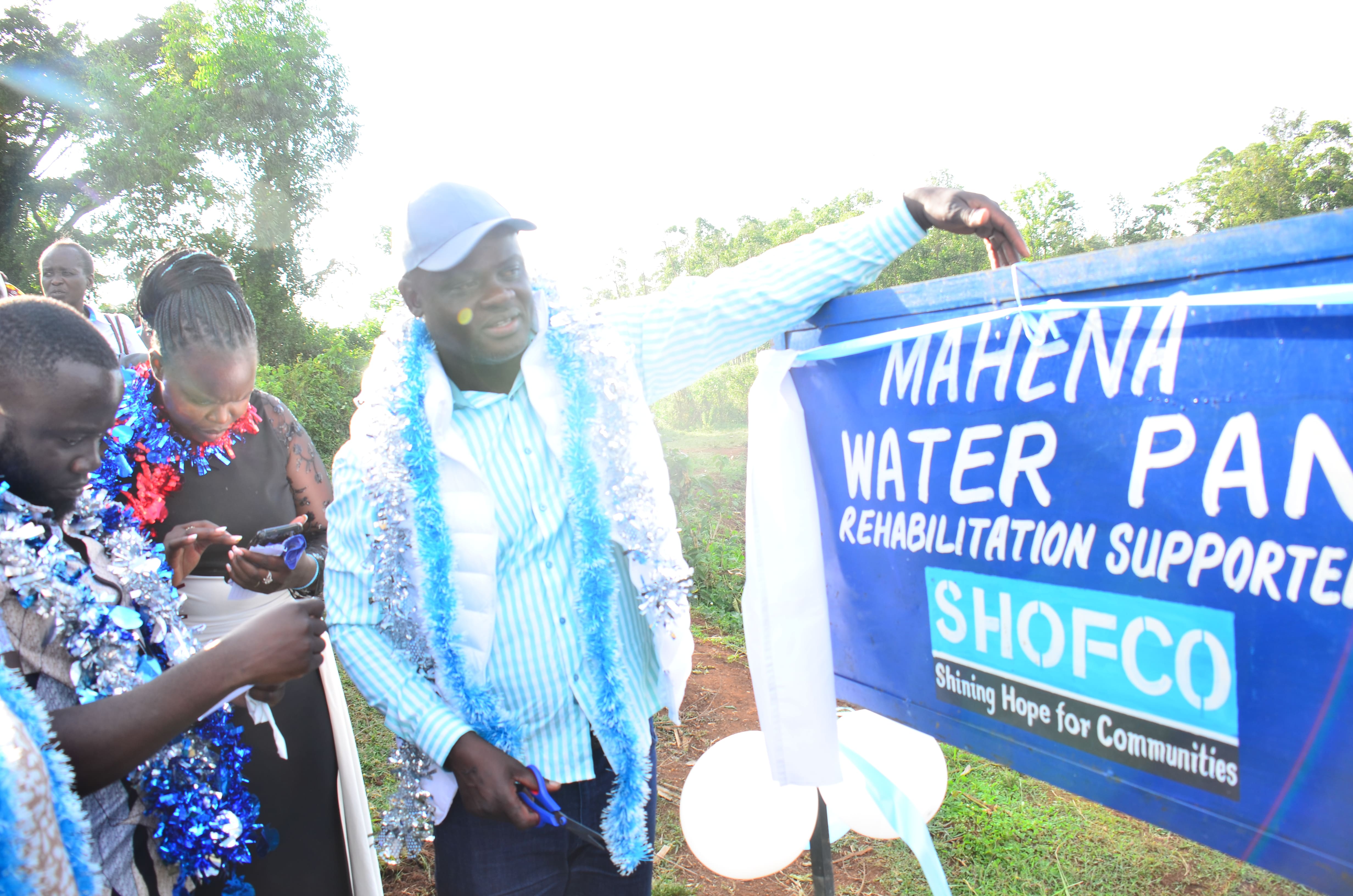 SHOFCO desilts Mahena dam to restore water supply