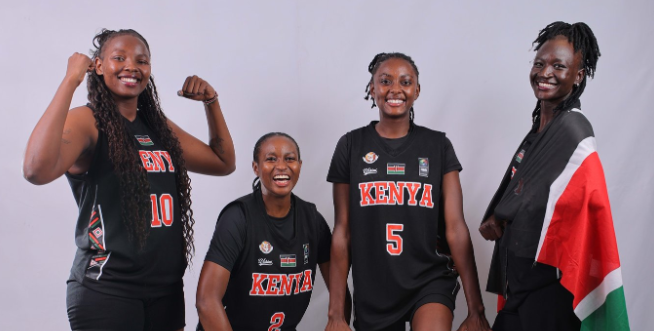 Kenya women's 3X3 basketball team/ HANDOUT