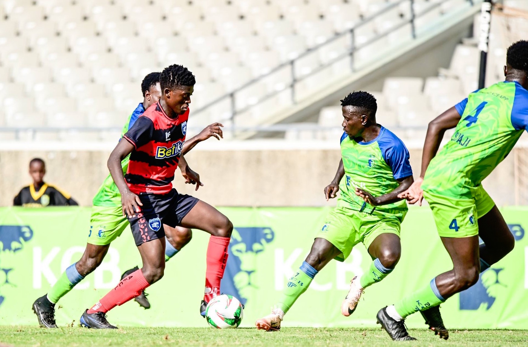 AFC Leopards' Kelly Madada in action against KCB