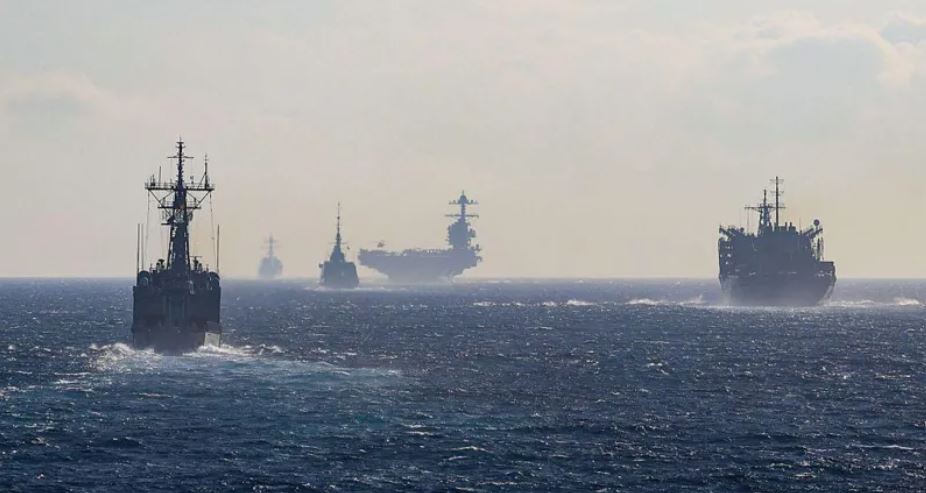 Two US Navy ships collide near South America