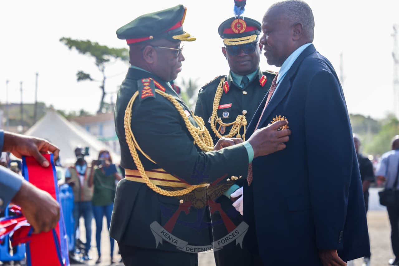 Retired Lt Gen Opande confered with prestigious award