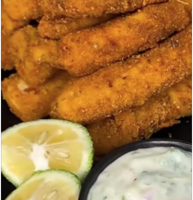 COOKING WITH KARZ: Deep-fried fish fillets, coleslaw and wine for lovers