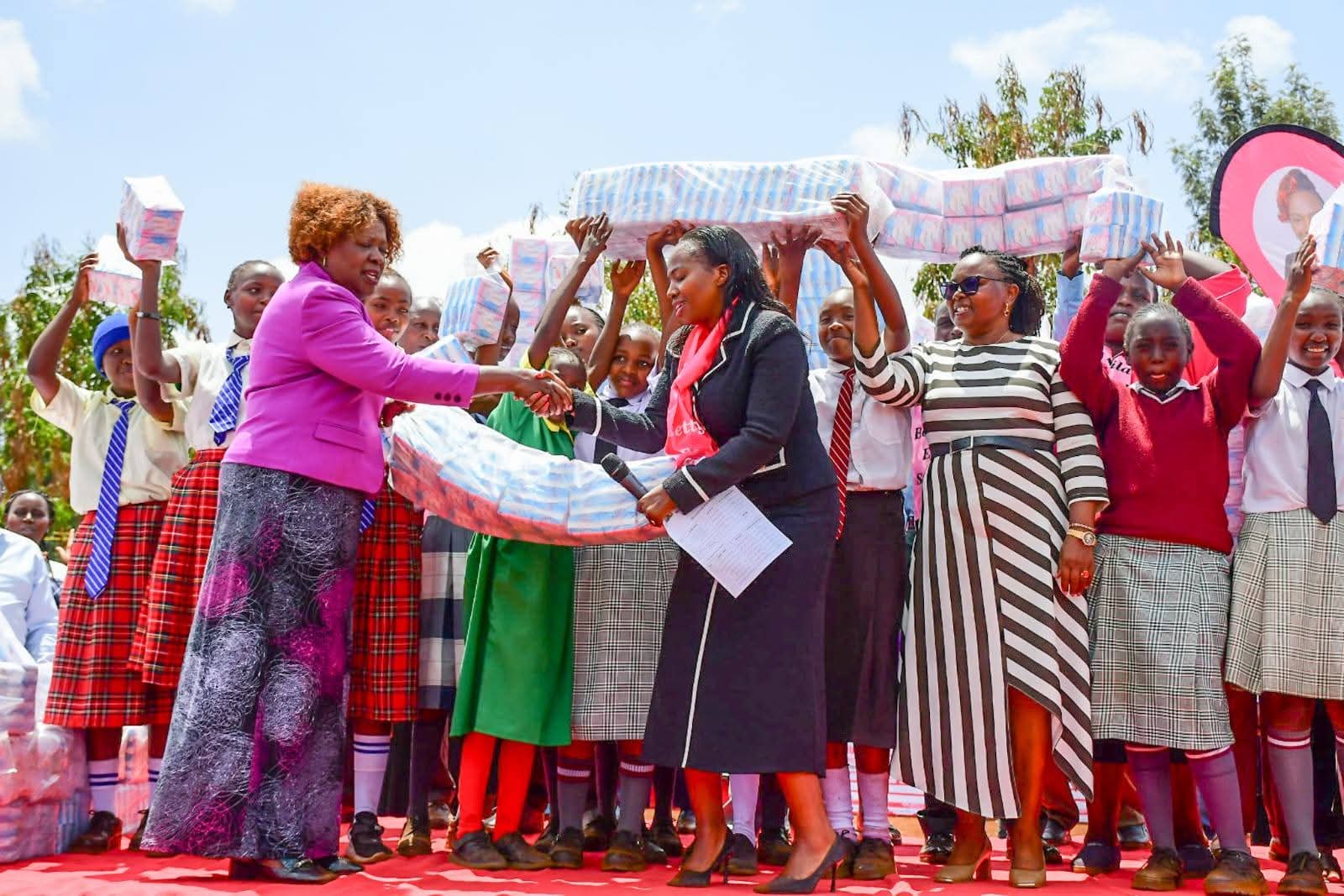 State distributes free sanitary towels to over 41,000 Murang'a girls