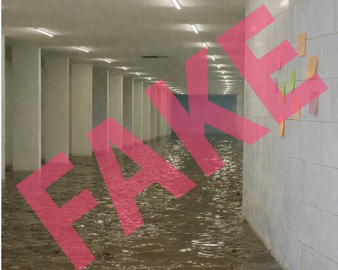 Kenha flags flooded Green Park photo as fake