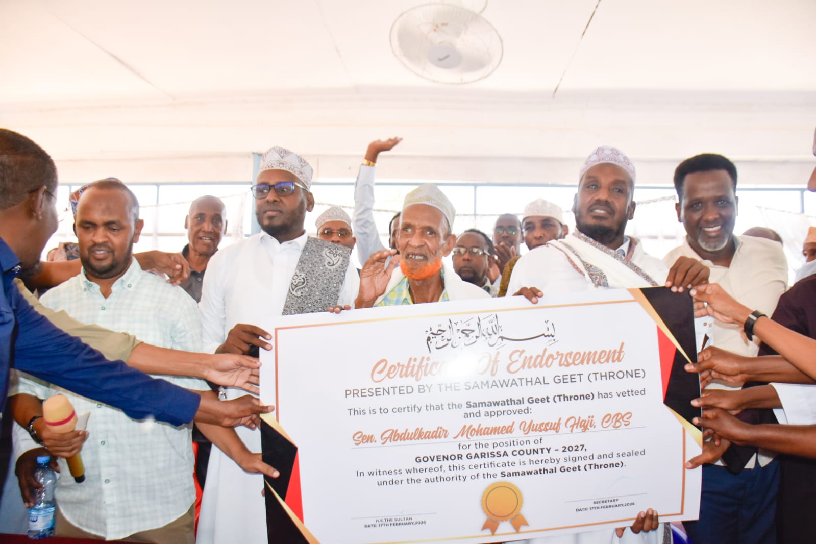 Elders pick Haji, setting stage for high-stakes Garissa governor race