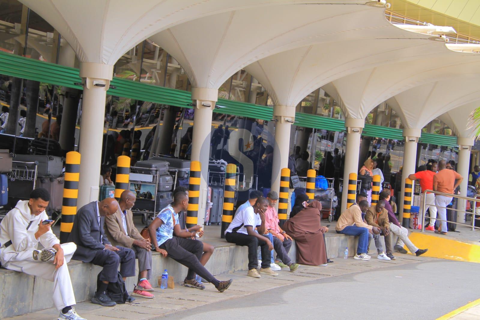 [PHOTOS] Scenes at JKIA during aviation workers strike