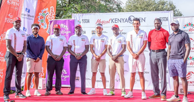 Kenyan Pro golfers for the 2026 Magical Kenya Open/ HANDOUT