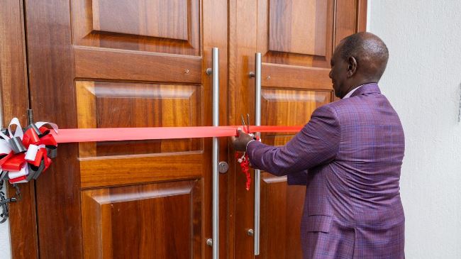 [PHOTOS] Ruto opens AIC church, gives choir Sh1m