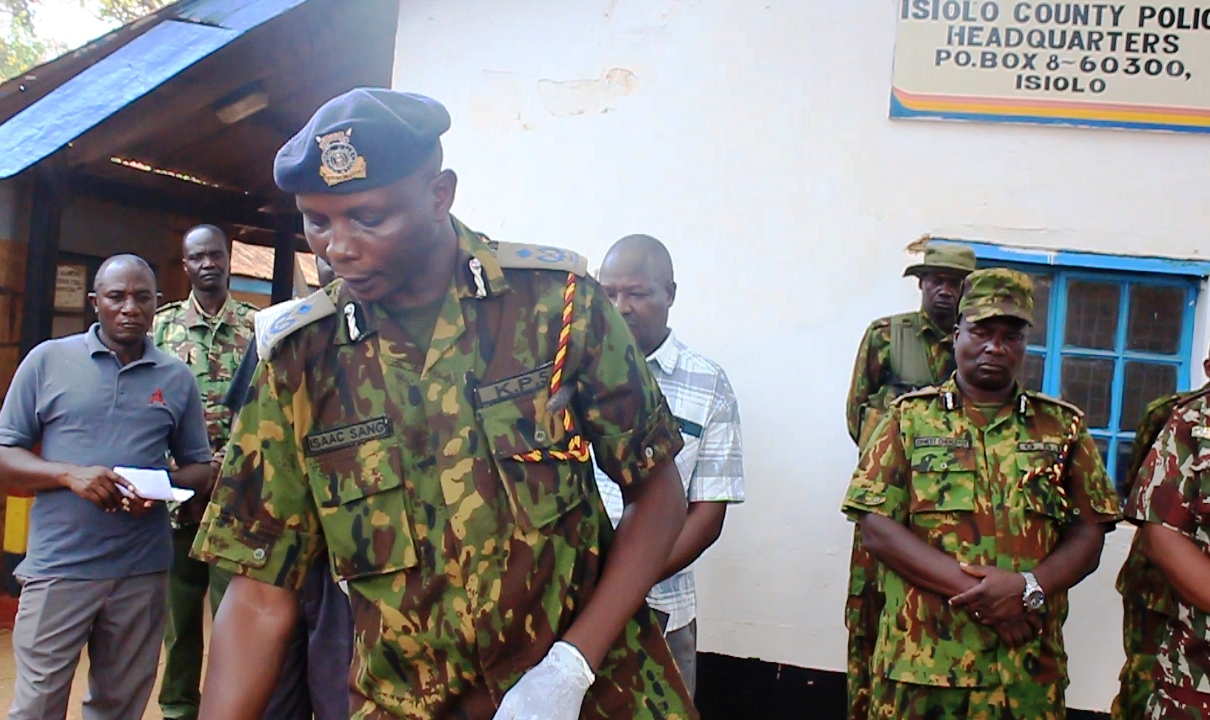 Isiolo crackdown recovers stolen livestock, illegal firearms, drugs