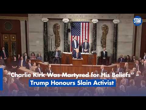 “Charlie Kirk Was Martyred for His Beliefs” – Trump Honours Slain Activist