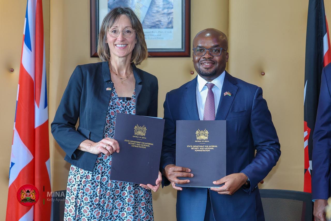 Kenya, UK sign MoU to boost border security in frontier regions