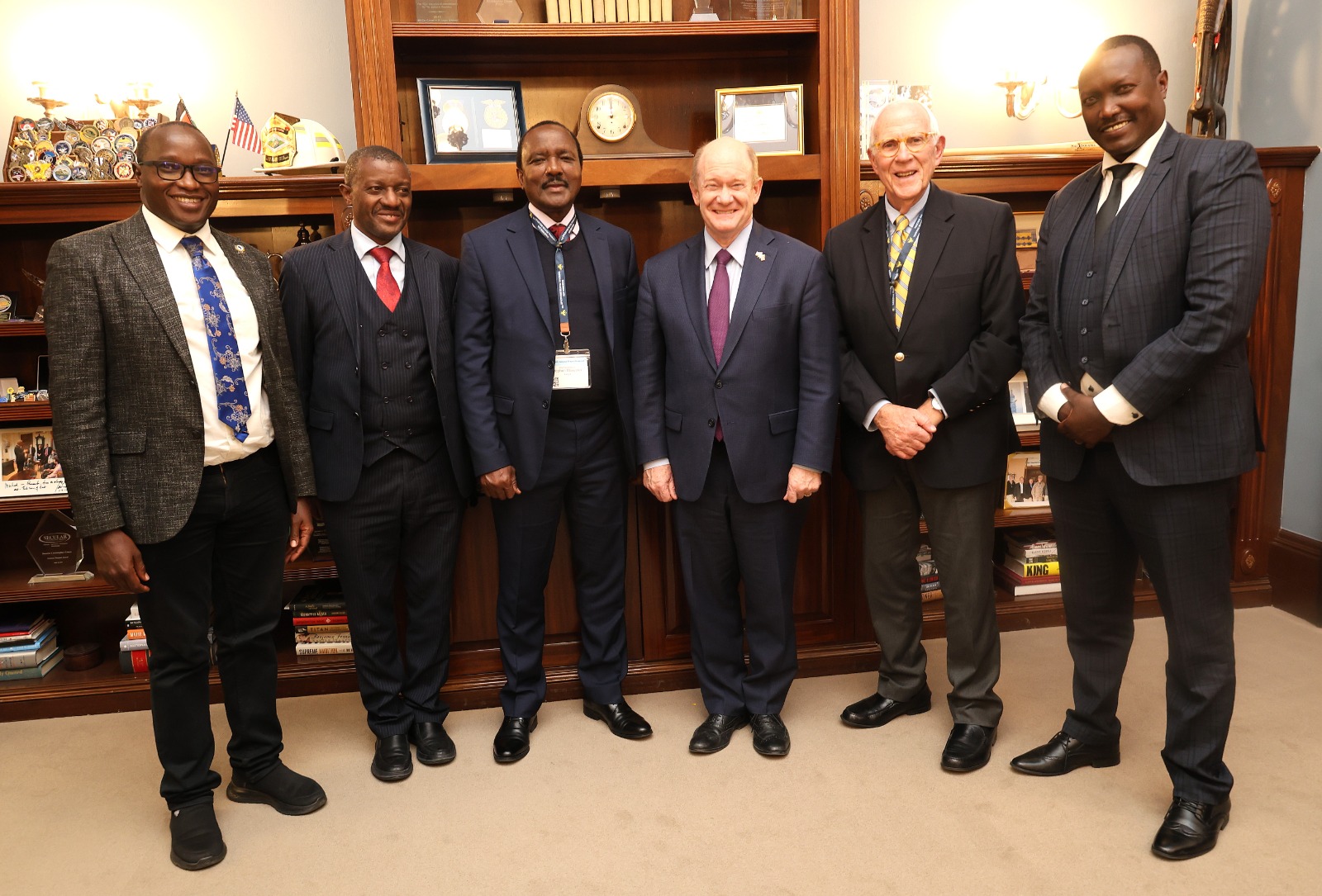 Kalonzo holds strategic talks with US Senator Coons in Washington