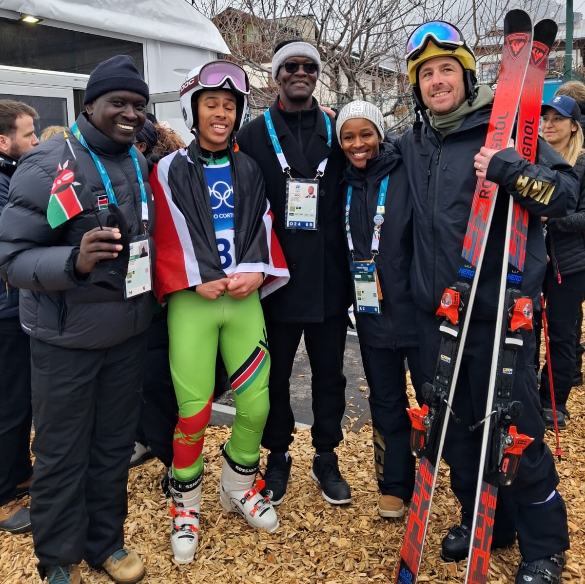 Kenya's Issa Laborde makes Winter Olympics history