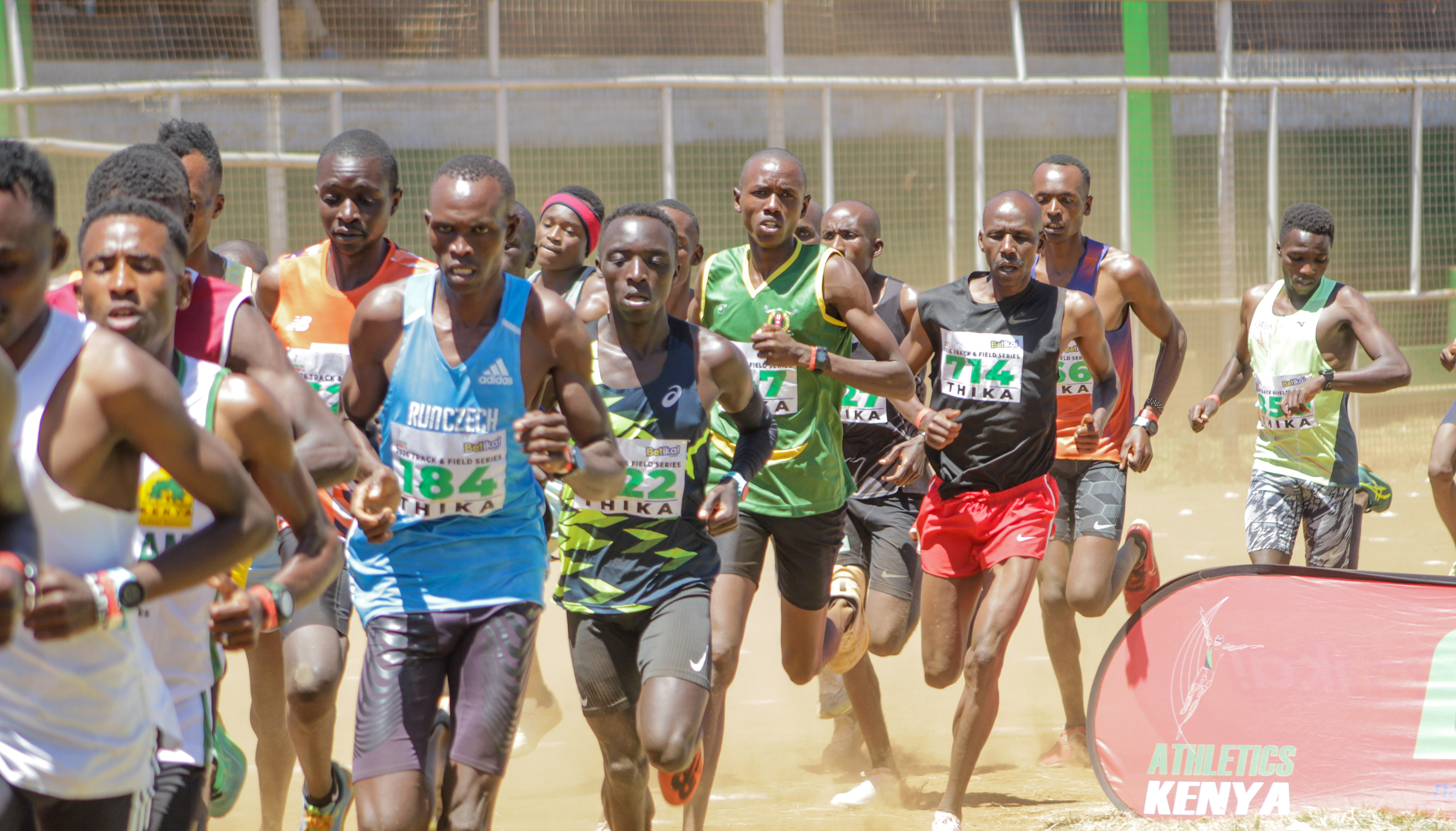 Athletes compete at the AK weekend meeting in Thika