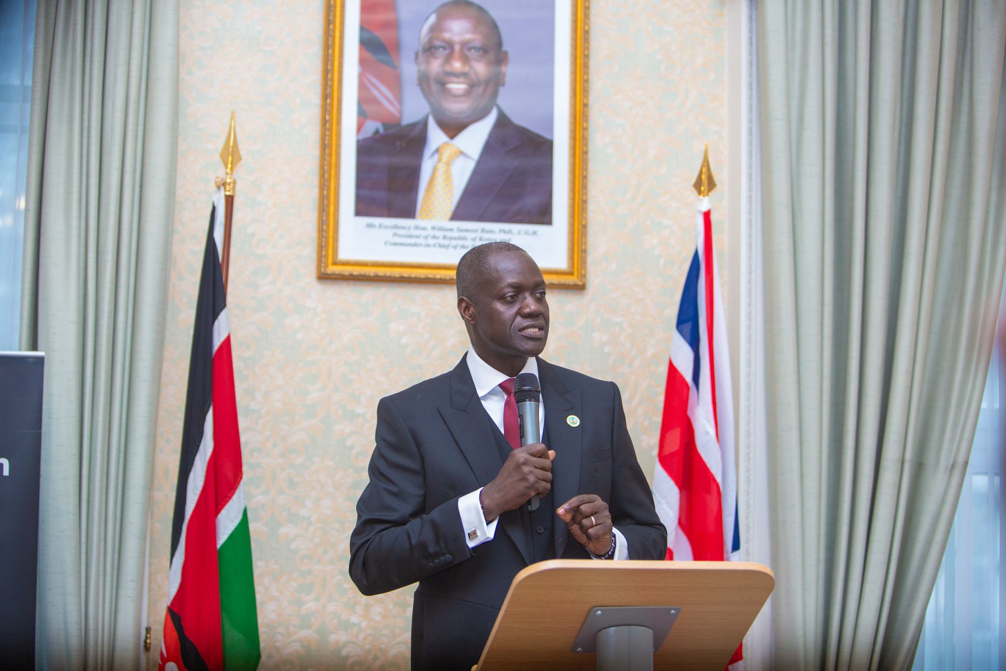 Ambassador Maurice Makoloo presents letters of credence to King Charles ...