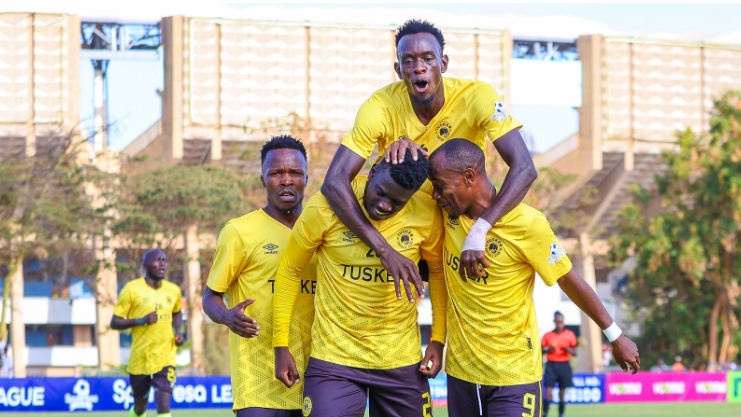 Tusker players celebrate/TUSKER