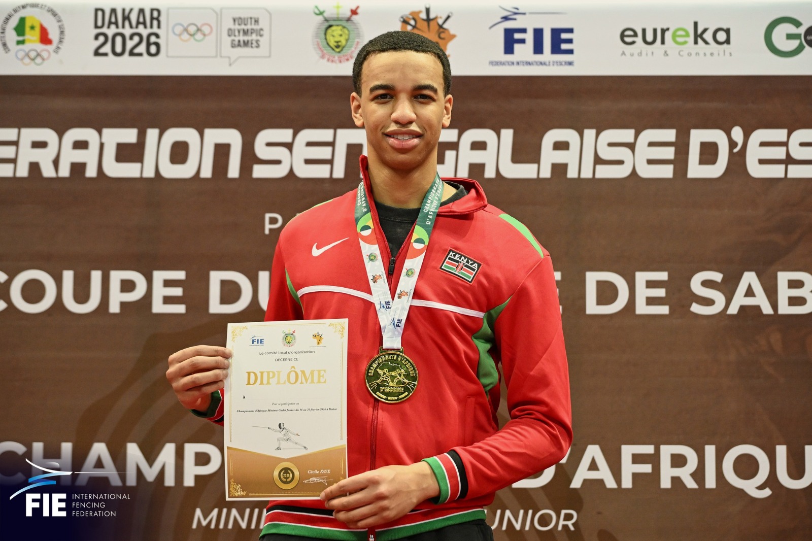 Kenyan prodigy Kiara fences his way to African gold