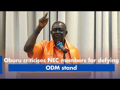 Oburu criticises NEC members for defying ODM stand