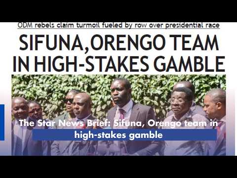 Sifuna, Orengo team in high-stakes gamble