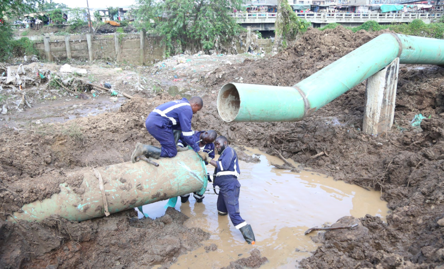 Nairobi estates hit by water shortage due to recent floods