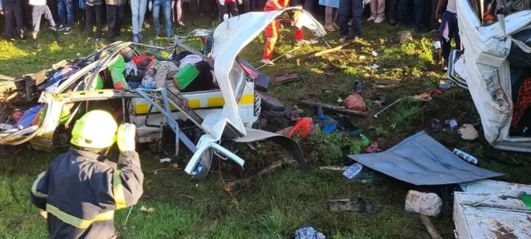 15 dead in deadly matatu-lorry collision on Nyeri&ndash;Nyahururu Highway