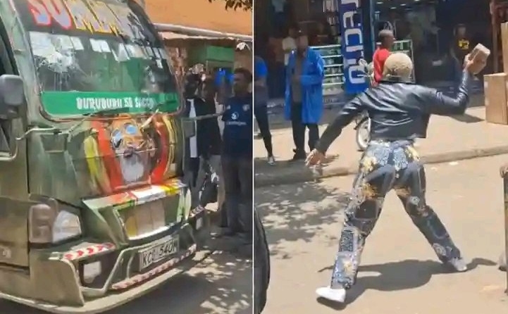 Truth Behind Viral Nairobi Matatu Windscreen Smasher Finally Revealed