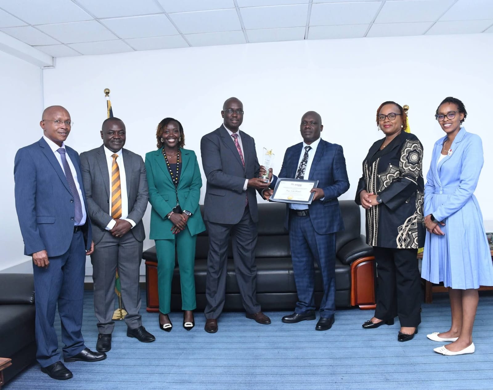 KeNHA DG Luka Kimeli wins African Leadership award