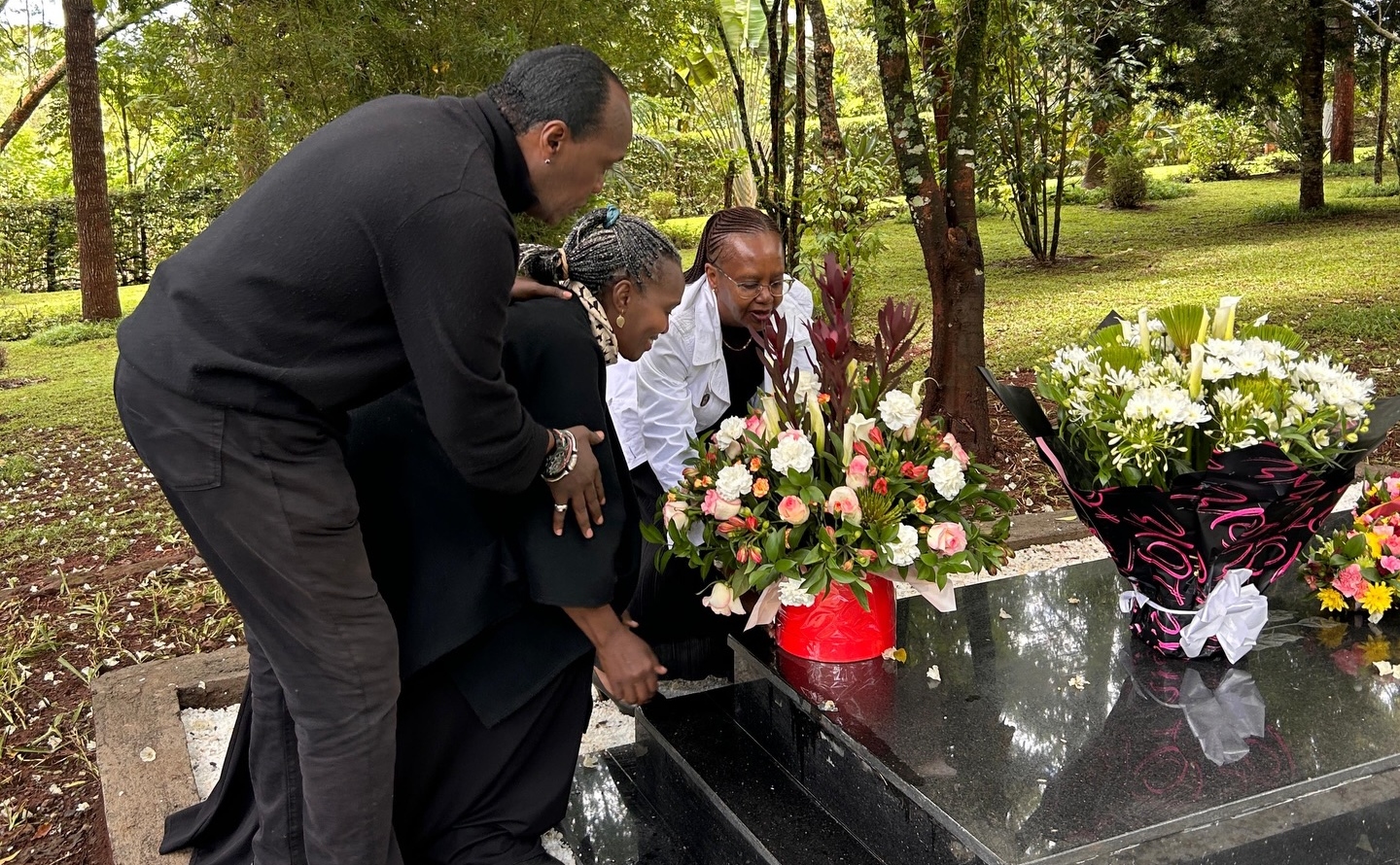 Citizen TV’s Jeff Koinange Visits Father’s Grave 60 Years Later